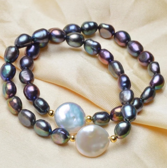 💎NEW💎 FRESHWATER BAROQUE PEARL BRACELET - Picture 6 of 7